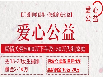 始兴捐卵助孕生子 爱心志愿者招募
